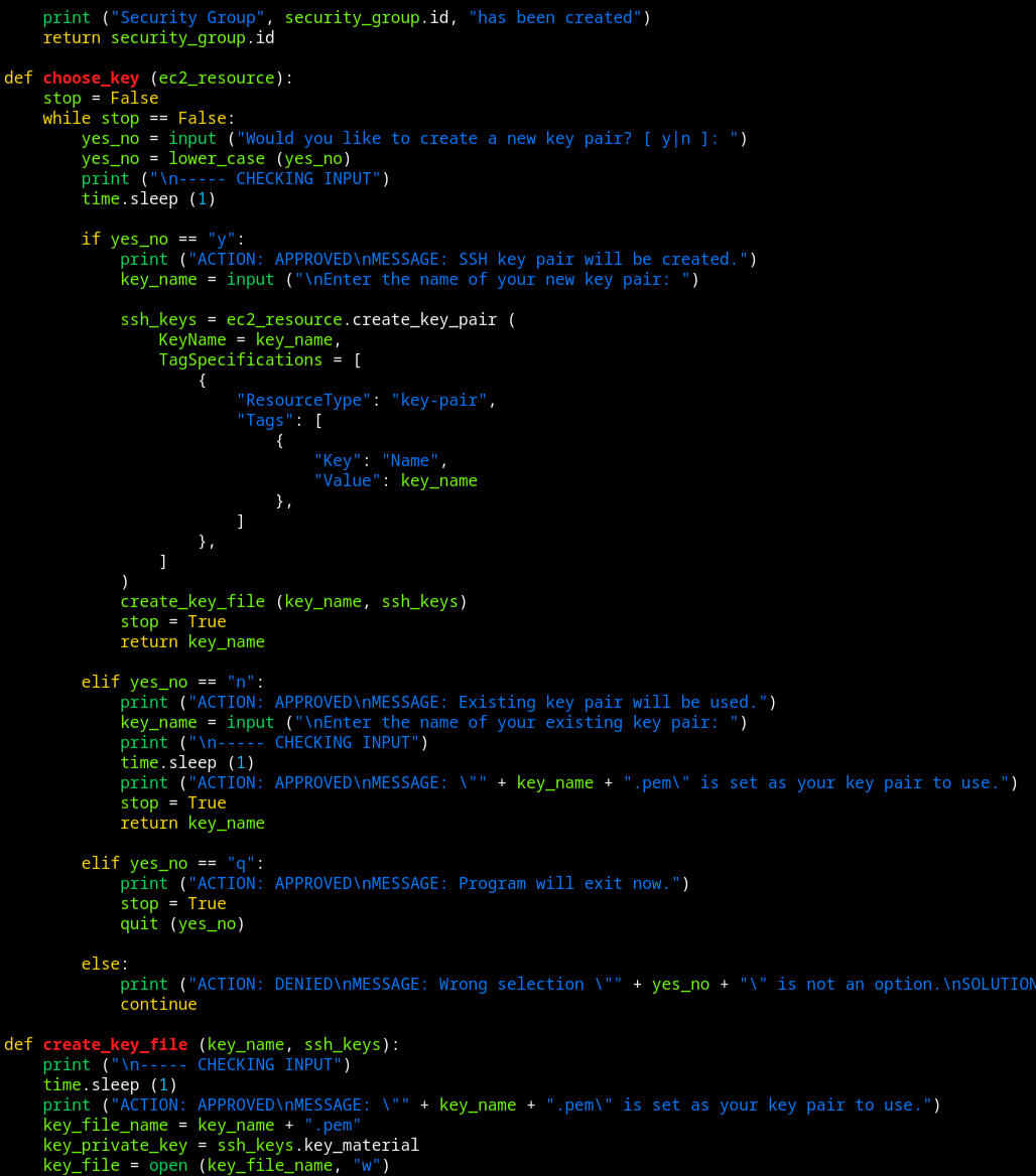 AWS python Image